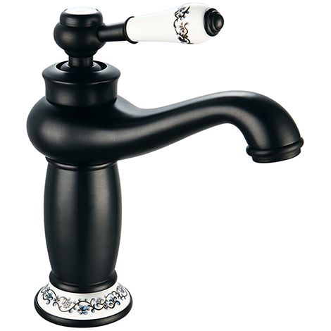 [JAMAIS UTILISE] Edouard Rousseau - Mitigeur Lavabo MARPLE - Noir (1/2)