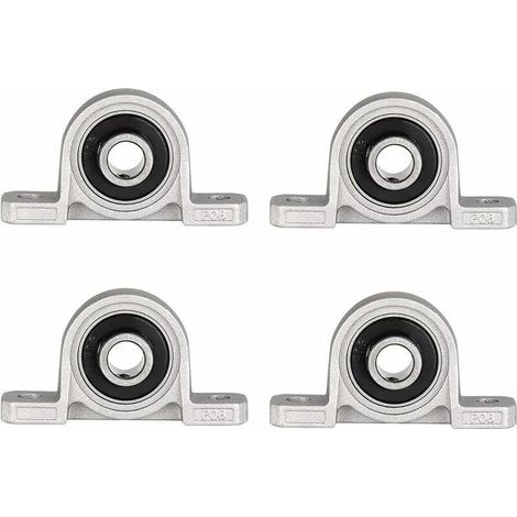 Stück Blocklager, 10-mm-Kugellager, Stehlager, Flanschbohrung, selbstmontierende, selbstjustierende Stütze (1/5)