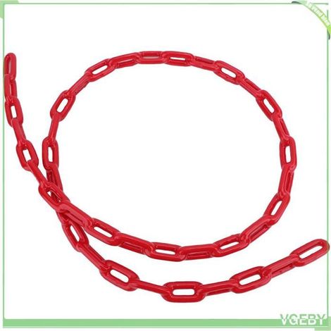 Chaîne à maillons pivotants - FAFEICY - 1,5 m - Fer+plastique - Antirouille - Bleu (1/5)