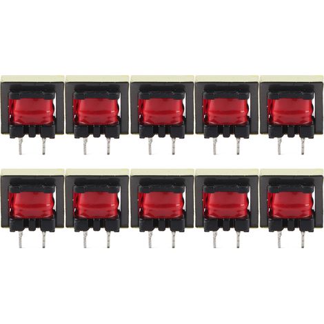 Lot de 10 transformateurs audio 8 Ohm EE14 1300, modèle POS, pour amplificateur et haut-parleur (1/5)