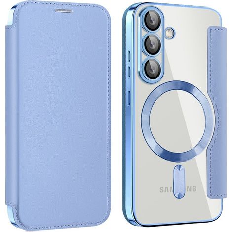 Funda tipo cartera con protección RFID y MagSafe para Samsung Galaxy A27 5G, color azul. (1/5)