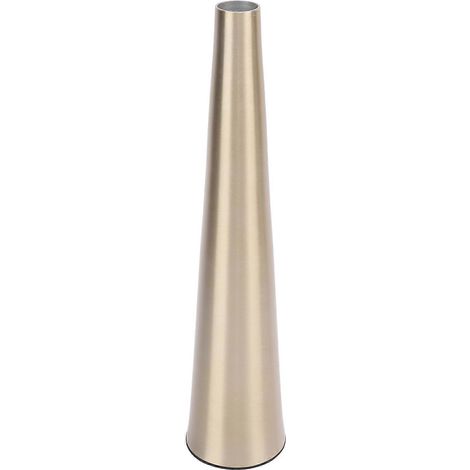 Vase floral étroit col étroit en aluminium brossé, design nordique créatif pour meuble TV ou table à manger, décoration florale moderne, pièce unique élégante. (1/5)
