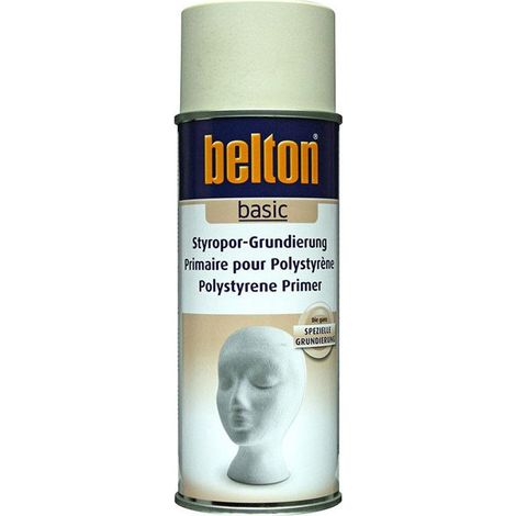 Bombe de peinture - Primaire pour surfaces en polystyrène - Beige - Belton