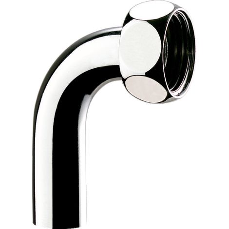 Coude 90° DELABIE 1/2" femelle - 2 pièces Ø12/14 Chrome L27 H45