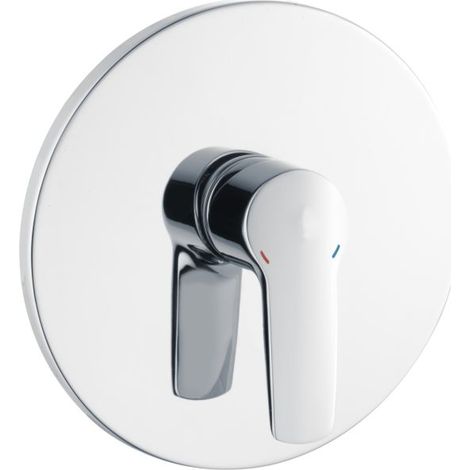Heinrich Schulte Alpha 320 Unterputz Duscharmatur  Einhebelmischer mit Umstellung  Brausemischer Unterputzarmatur  Einbauarmatur Dusche  Duscharmatur Bad  chrom