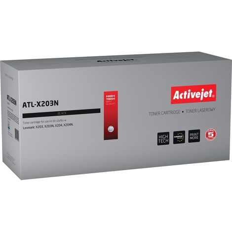 Toner d'imprimante ATL-X203N pour imprimante Lexmark, compatible avec Lexmark X203A21G Suprême