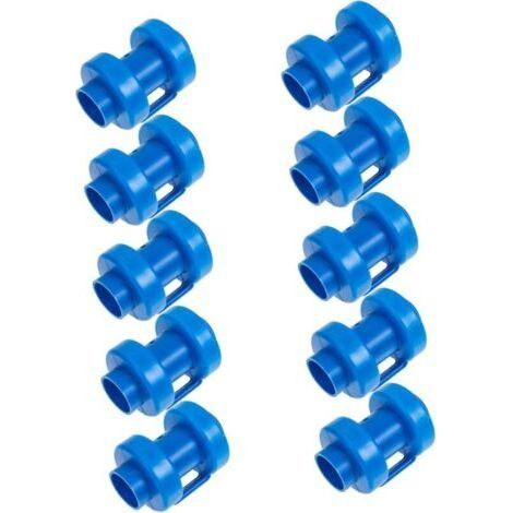 10 Plastic Caps for 1" Trampoline Poles, Replacement Trampoline Poles (Blue) (1/5)