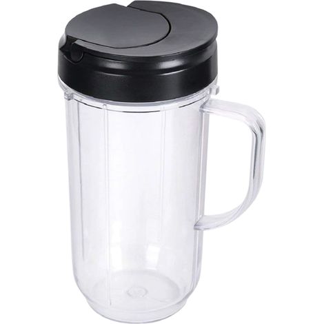 1 Gobelet,Accessoire mixeur,Couvercle rabattable,22 oz,Compatible Magic Bullet 250W,Pour smoothies (1/5)