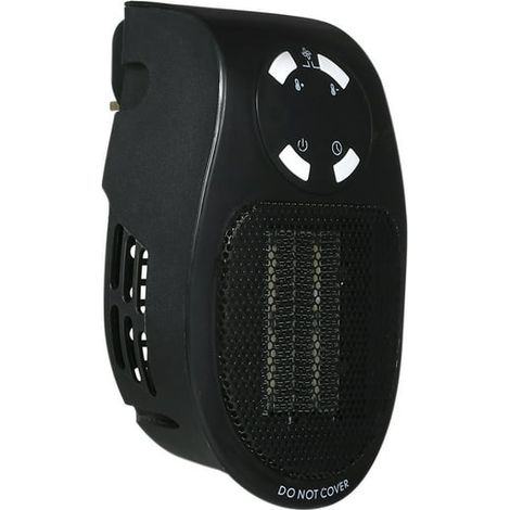 Mini chauffage électrique portable 500W, souffleur d'air chaud PTC, ventilateur compact pour maison et bureau, appareil de chauffage hivernal avec télécommande, 180 caractères max. (1/4)