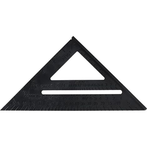 - Règle triangulaire de 7 pouces règle carrée à 90 degrés outil de mesure du travail du bois outil carré de charpentier rapporteur d'angle Accessoires pour scie à table ( Color : Type B , Size : Type (1/5)