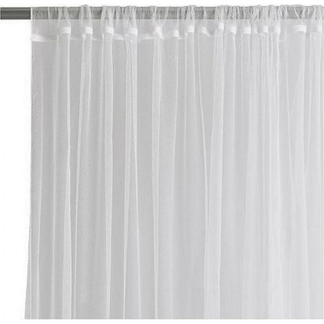 1PZ TENDA ZANZARIERA CON TUNNEL CON PIOMBO cm. 150x250 col. Bianco