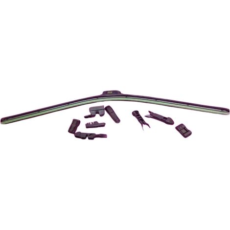 Balai d'essuie-glace avant adaptable 650 mm – Kit d'attaches multi-marques – Performance optimale en toutes conditions – Poids 300 g – Shop-Story