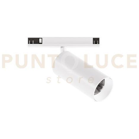 GFA1810 SPOT PER SISTEMA BINARIO 48V ORIENTABILE LED 3000K 550LM 10W CRI90 BIANCO SATINATO