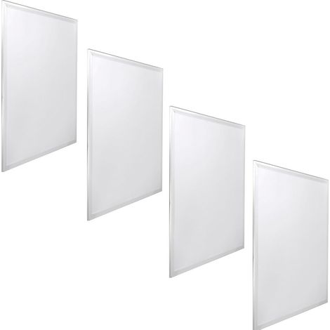 Jandei - 4x Panneau LED 60x60cm 48W, rétroéclairé 48W 4200K Panneau LED blanc (1/5)