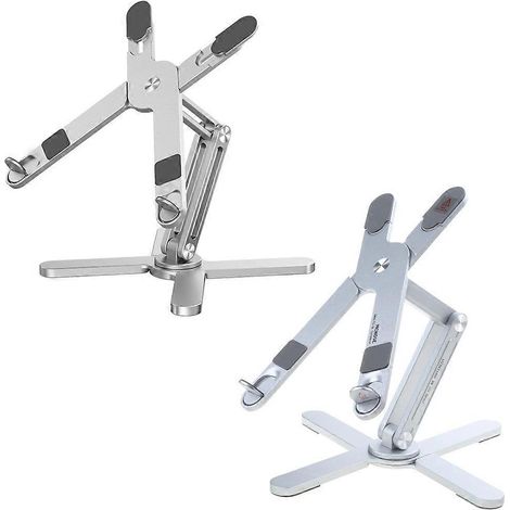 Tablet-Ständer aus Aluminiumlegierung, Laptop-Ständer, 360° drehbare Ablage, Universalständer für Tablets und PCs.