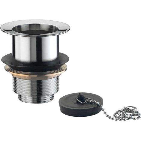 "PILETTONE SIFOIDE PER LAVATOI IN OTTONE STP CON GABBIETTA 1""""1/4 x Ø77 mm"