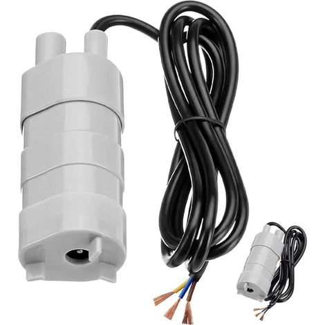 Pompe Immergée 12V 600L/H 5M Levé Faible Bruit Mini Pompe pour Camping-car Caravanes Bassin Aquarium Douche - AUTRES (1/5)