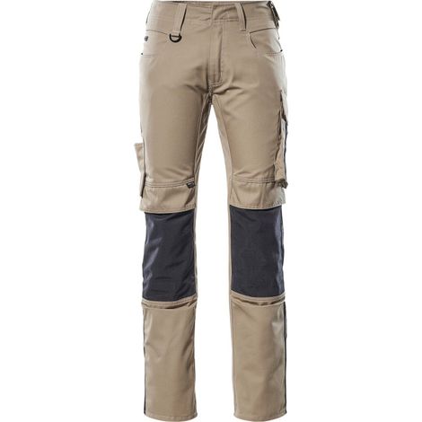Mascot UNIQUE Bundhose Mannheim 12679-442-5509 Gr. 106 hellkhaki/schwarz