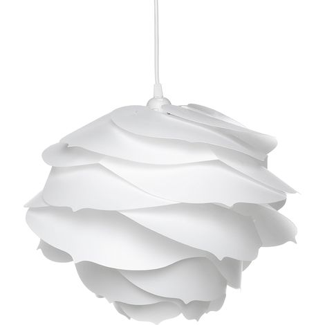Lámpara de techo blanca 113 cm con forma de flor plegable moderna Nile