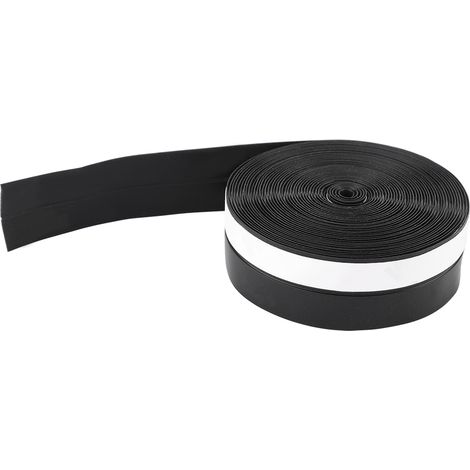 Bande d'étanchéité autocollante 5M 25mm pour portes et fenêtres, isolation phonique et protection contre la poussière (noire) (1/5)