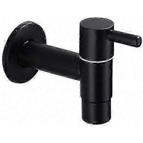 Robinet mitigeur 304 inox pour évier, lavage machine à laver, jardin extérieur, eau froide, robinet mural. (1/5)