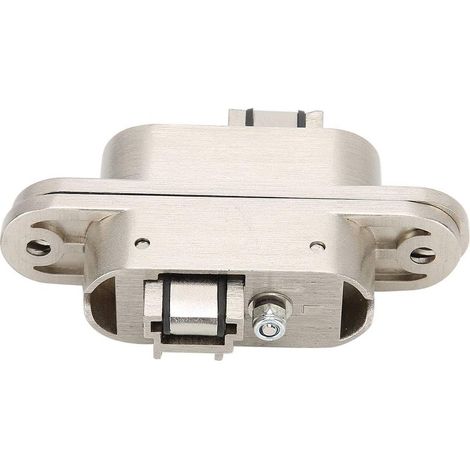 ACharnière Cachée à Droite 95 x 23 mm Angles Arrondis Avec Réglage 3D et Ouverture à 180 º Pour Portes d'une Largeur Maximale de 1 m et d'une Épaisseur de 35 mm Zamak Argent Mat (1/5)