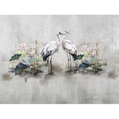 Papier peint panoramique - Oiseaux - 130 cm x 98 cm (1/2)