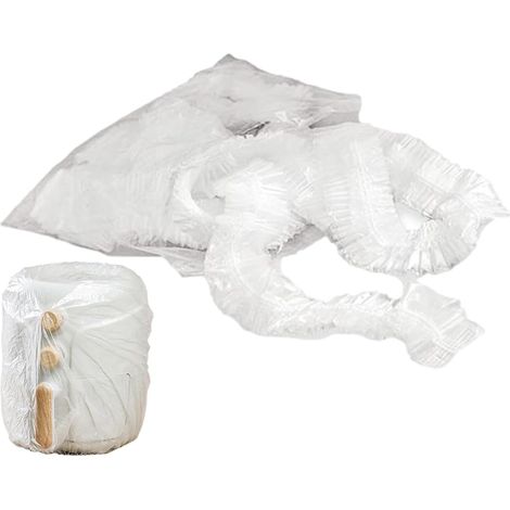 Copertura elastica per elettrodomestici - 10 pezzi Protezione trasparente antipolvere e senza olio per frullatori e friggitrici - Accessori da cucina multiuso per casa e appartamento (90X100 cm) (1/5)
