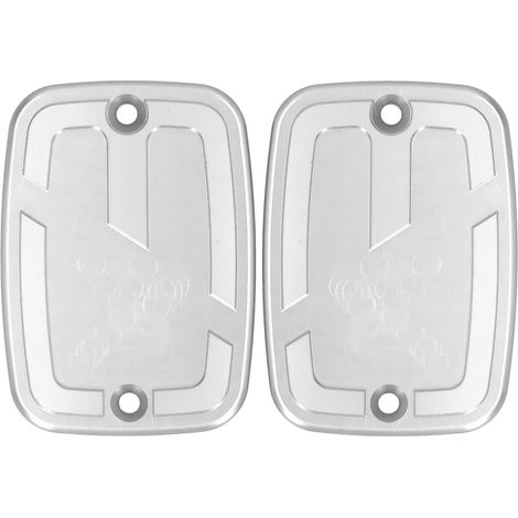 2pcs Bouchon de Réservoir de Liquide de Frein Avant Moto Couvercle Supérieur de Réservoir Carburant Compatible C400GT 2019-2021 Titane (1/5)