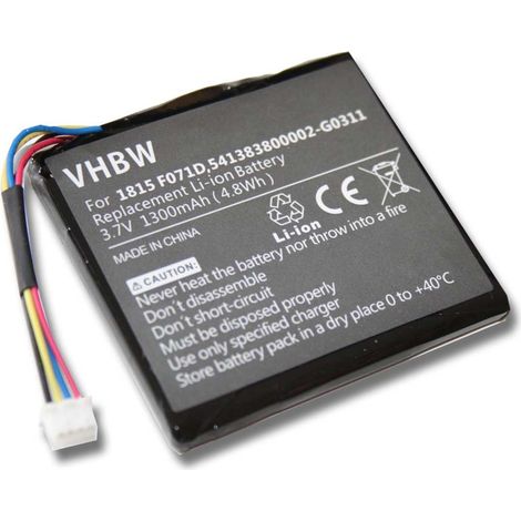 vhbw Akku kompatibel mit Texas Instruments TI-Nspire CX CAS (bis 10/2014) Taschenrechner (1300mAh, 3,7V, Li-Ion)