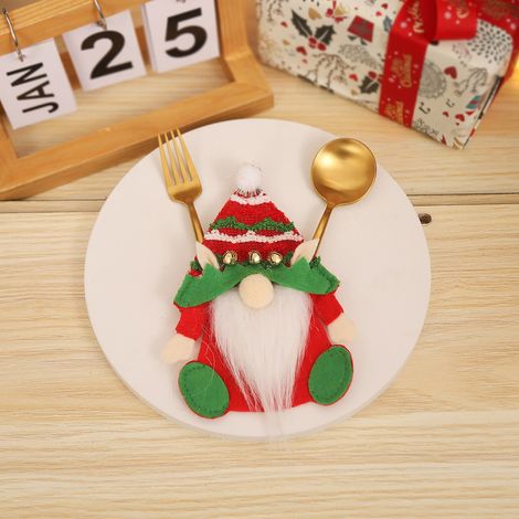 Set De Couverts De Noël - Motif Bonhomme De Neige - Pour Restaurant Et Événements Festifs - 24 Pièces (1/5)