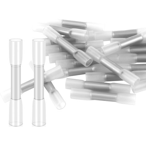 Lot de 20 connecteurs à sertir 26-22 AWG avec gaine thermorétractable - Connecteur de câble étanche pour voiture, bateau, marine (1/5)