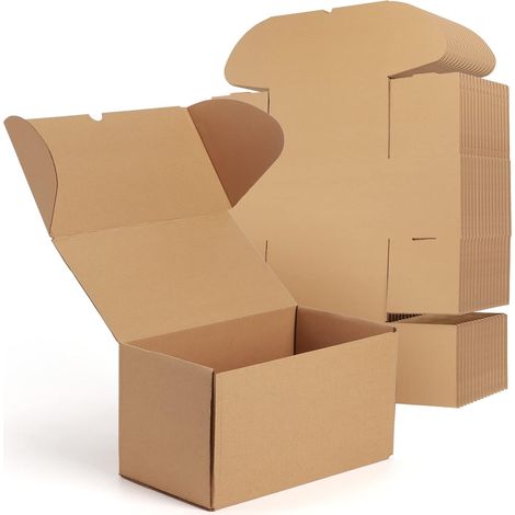 20 Triple Layer Cardboard Shipping Boxes 11 x 6 x 6 cm (1/5)