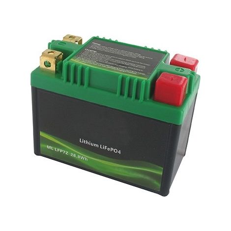 Batterie De Démarrage Lithium-fer-potassium (lifepo4 Ou Lfp) 12v 12a, 28,8wh, Remplace Batteries Acide/plomb Ytz7s, Ytx7a-bs, Yb
