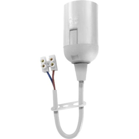 Portalampada di riparazione E27, bianco - ON-E27-20/W