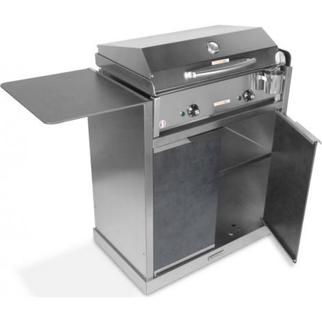 Pack plancha électrique ANTHEA E650 + Meuble complet - PLANCHAELEC (1/4)