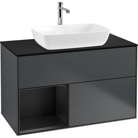 Villeroy & Boch F772PDHG Meuble sous-lavabo Finion F77 (1/2)