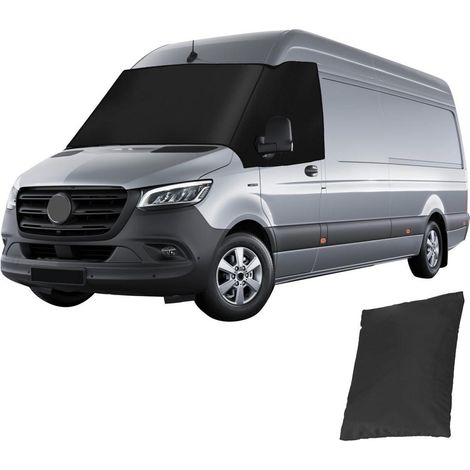 Frontscheibenabdeckung für Mercedes Sprinter 2019-2024, 600D Oxford, Ganzjahresnutzung, Schwarz