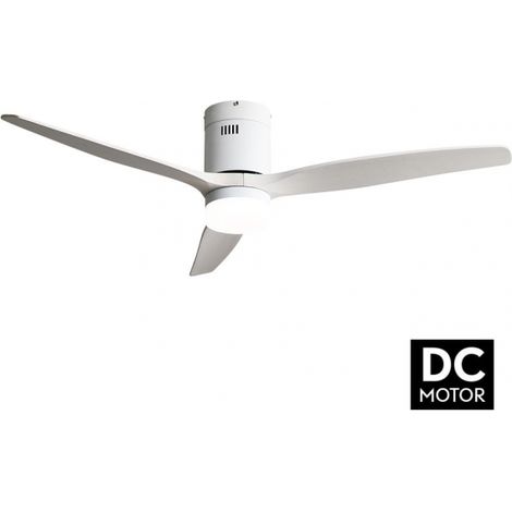 Ventilateur de Plafond DC Aguilon Blanc 18W 3 Pales Blanches (1/4)