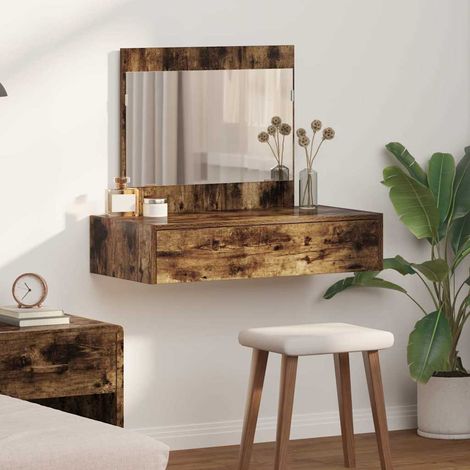 Schminktisch mit Schubladen Braun 83 x 40 x 70 cm Holzwerkstoff