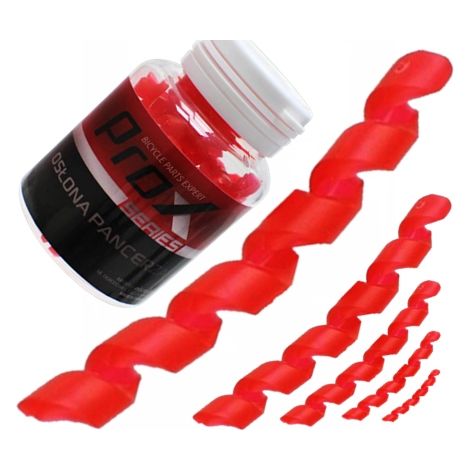 Protège-plaquettes de frein PROX Spiral en soie rouge (1/3)
