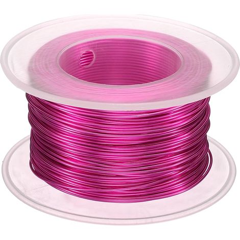 Fil Pour Bonsai 0.8mm Diamètre Fil Souple Pour Bonsai Rouge Rose (1/5)