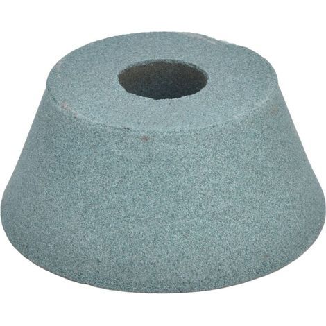 Meule abrasive en carbure de silicium vert 100 pour métaux et carbures, durable et résistante à l'usure. (1/5)