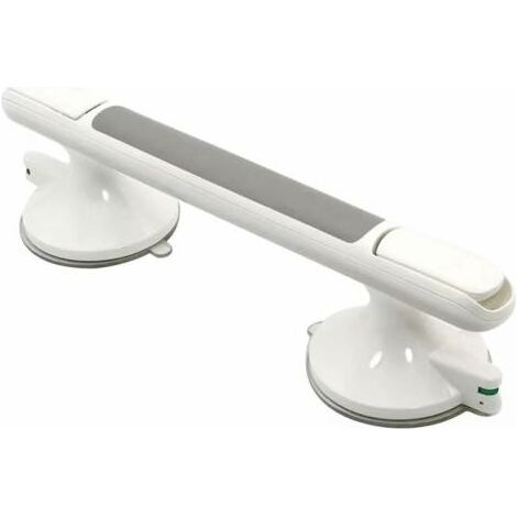 Poignée de douche, barre d'appui de 30 cm avec ventouse puissante, convient pour baignoire et douche, barre d'équilibre sans perçage (1/5)