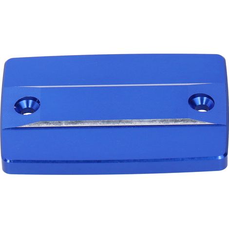 Bouchon de réservoir de liquide de frein avant en alliage d'aluminium, couvercle compatible Yamaha MT-07/09 FZ1/FZ8 XJ6, bleu (1/5)