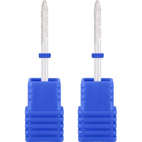 Embouts de ponceuse à ongles en céramique, grands embouts de ponceuse à cuticules, tête de ponceuse électrique, lime, outil de manucure et pédicure pour le polissage des ongles