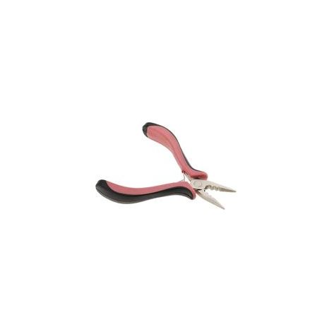 Professionelle Pinzette für Haarverlängerungen – Pinzette zum Entfernen von Haarverlängerungen mit vorgeklebten Mikroringen (Pink) – Crezuo