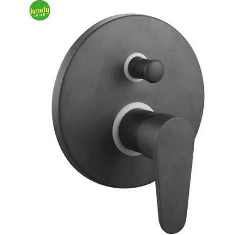 Monocomando incasso doccia Ambra Bathroom Pink 2.0 1/2" Nero Satinato