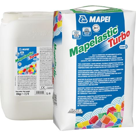 Impermeabilizzante Mapei Mapelastic Turbo Kg. 18