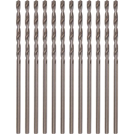 12pcs Cobalt Perceuse Foret Hélicoïdal Mèches,1.3mm M35 Haute-Vitesse Acier Métrique Torsion Droit Tige Perceuse Embouts pour Métal Inox Acier Cuivre Aluminium Fonte (1/5)